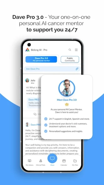 BelongAI Dave - Cancer Mentor 2.8.6 Screenshot