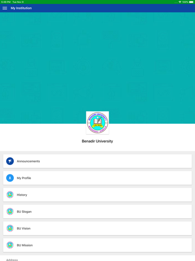 Benadir University  Screenshot