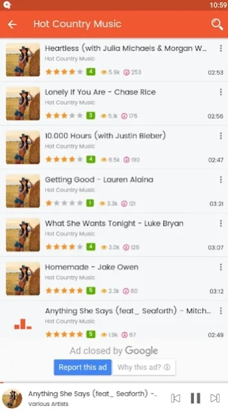 Country Music Songs 6.0 Screenshot