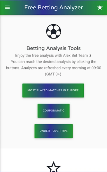 Betting Analyzer  Screenshot