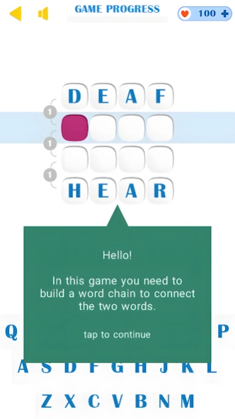 Between the Words: Word Ladder  Screenshot