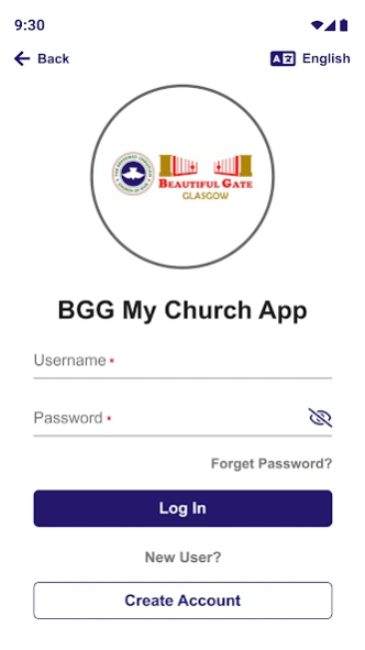 BGG My Church App  Screenshot
