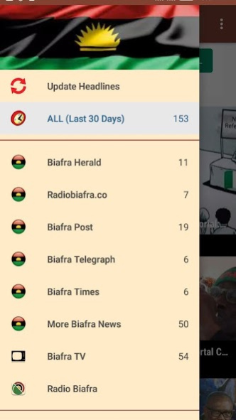 Biafra News + TV + Radio App 1.0 Screenshot