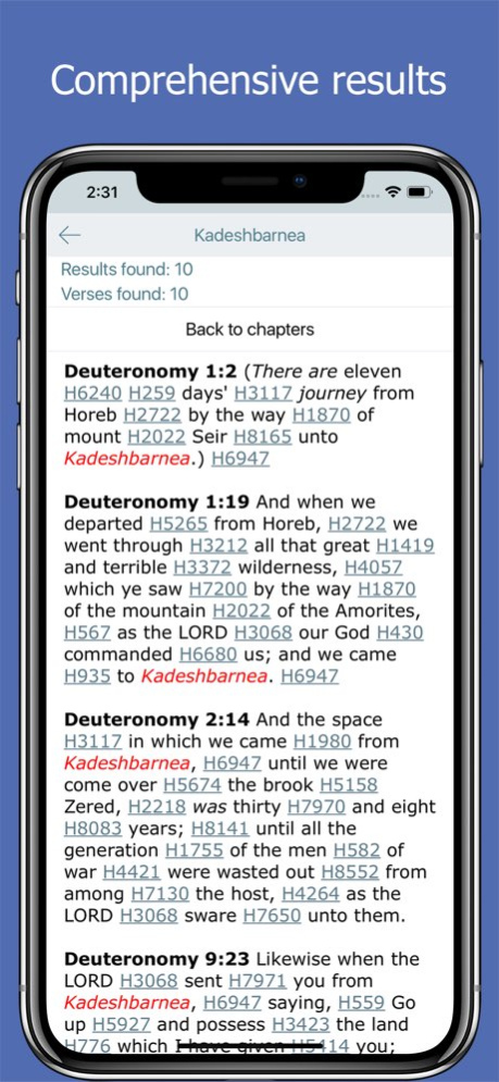 Bible and Strong’s Concordance 7.9.3 Screenshot