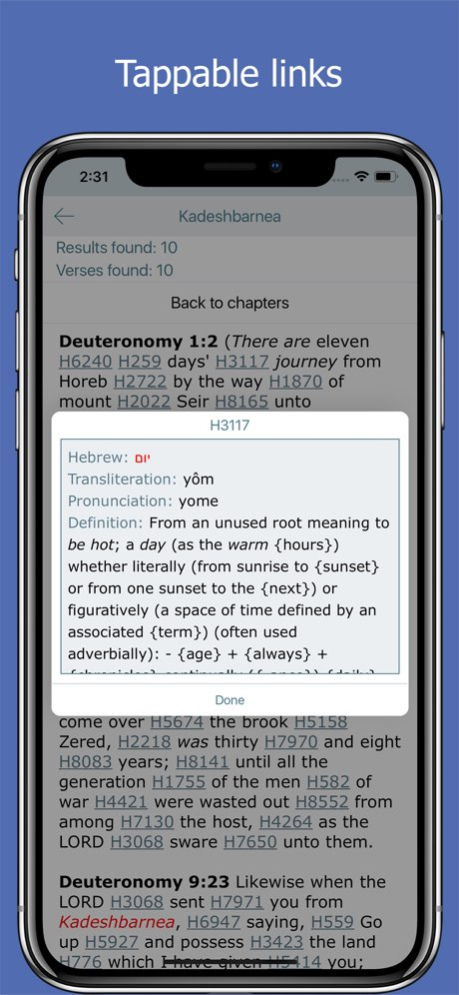 Bible and Strong’s Concordance 7.9.3 Screenshot