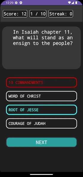 Bible Trivia 9.0 Screenshot