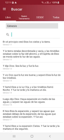 Biblia Reina Valera 1.8 Screenshot