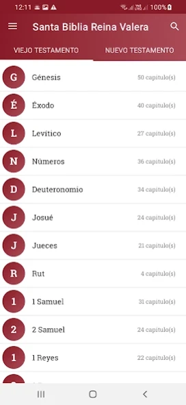Biblia Reina Valera 1.8 Screenshot