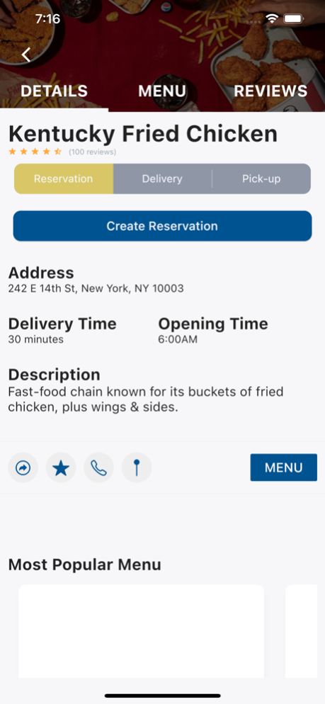 Bickle Meals  Screenshot