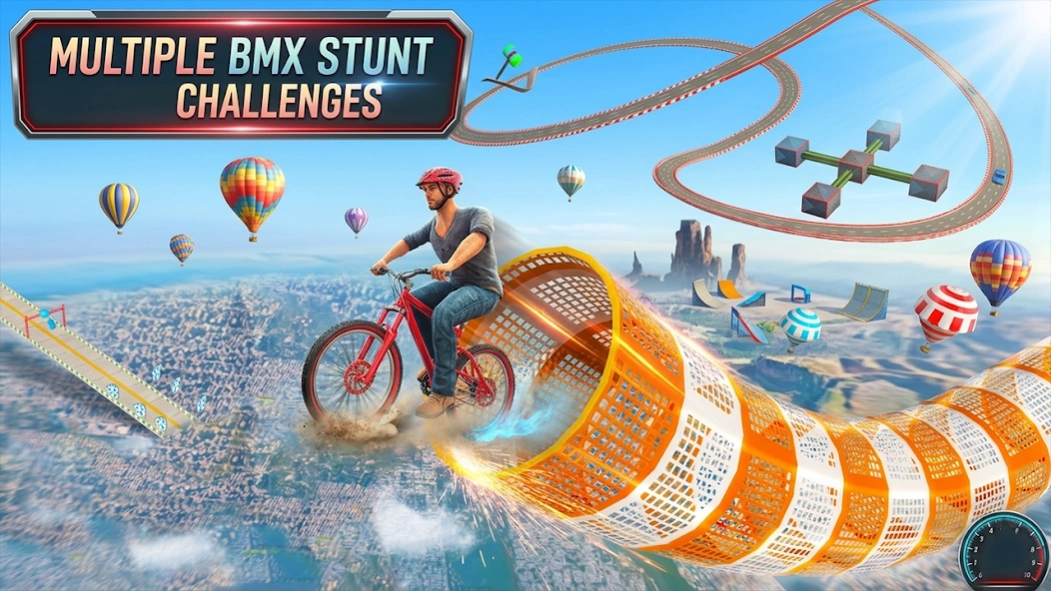 BMX Bicycle Stunt: Mega Ramp 2.8 Screenshot