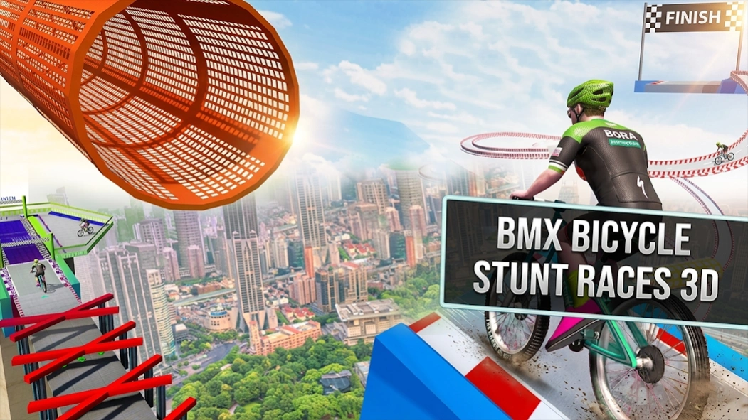 BMX Bicycle Stunt: Mega Ramp 2.8 Screenshot