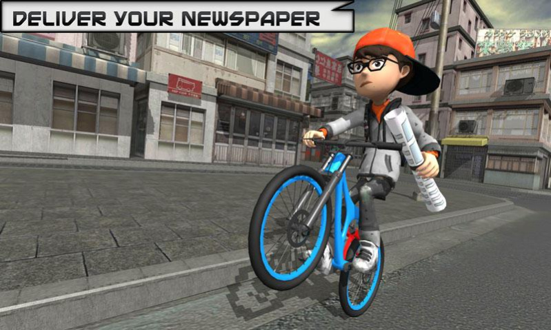 BMX Bicycle Paper Delivery boy 1.1 Screenshot
