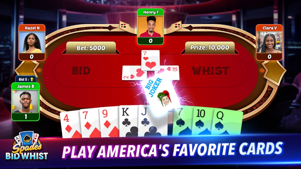 Spades Bid Whist: Card Games 25.0 Screenshot