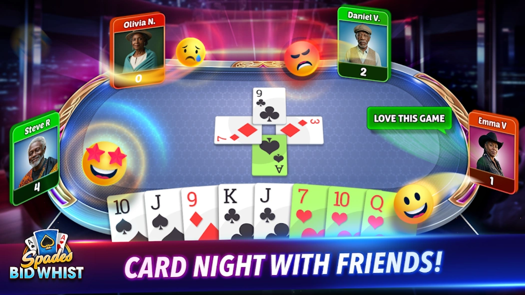 Spades Bid Whist: Card Games 25.0 Screenshot