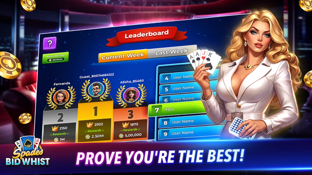 Spades Bid Whist: Card Games 25.0 Screenshot