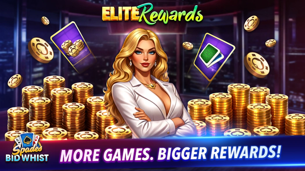 Spades Bid Whist: Card Games 25.0 Screenshot