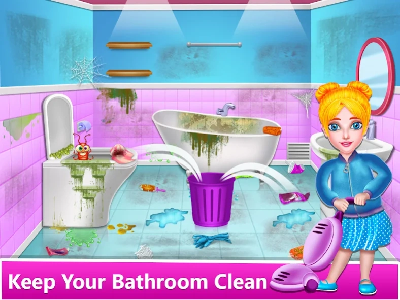 Big House Cleaning Girls Games 1.0.6 Screenshot