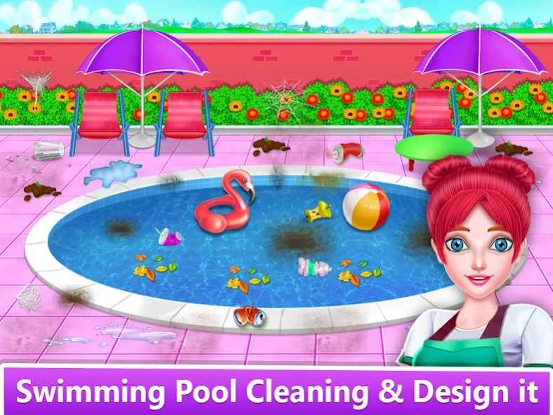 Big House Cleaning Girls Games 1.0.6 Screenshot
