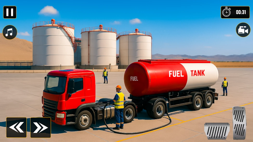 Euro Truck: Oil Transport 3D 2.6 Screenshot