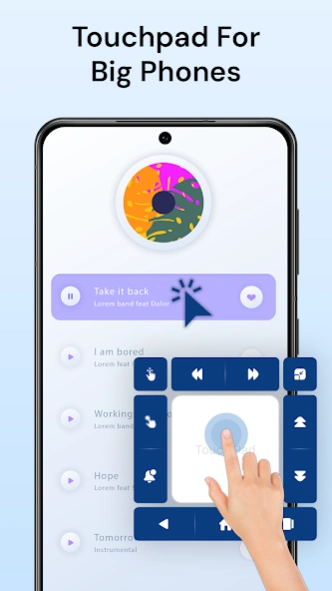 Mouse Touchpad for Big Phone 2.5 Screenshot