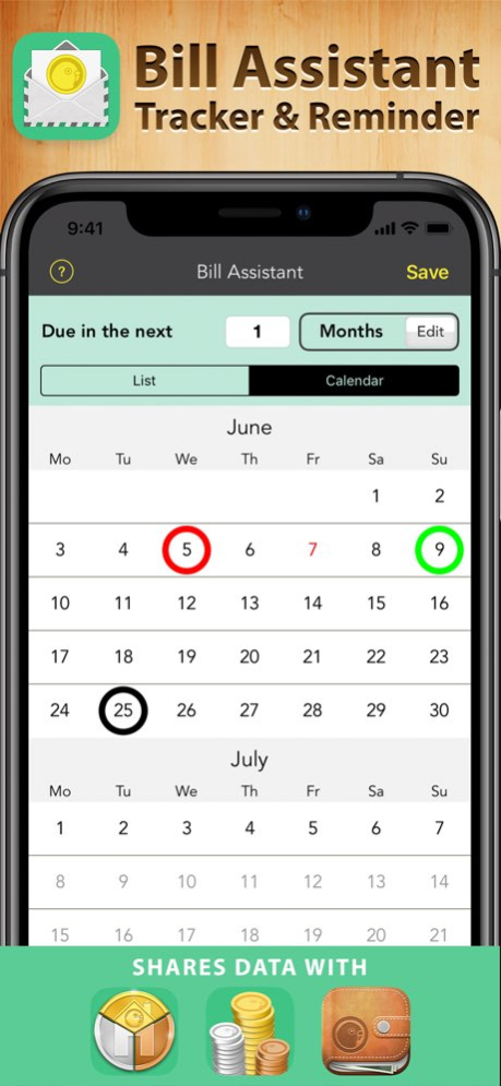 Bill Assistant Pro 4.38 Screenshot