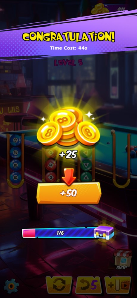 Billiards Sort 1.1.1 Screenshot
