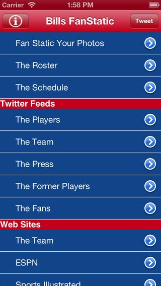 Bills Fan Static 1.4 Screenshot