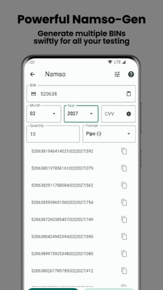 BinManager: BIN Generator 2.4.0 Screenshot