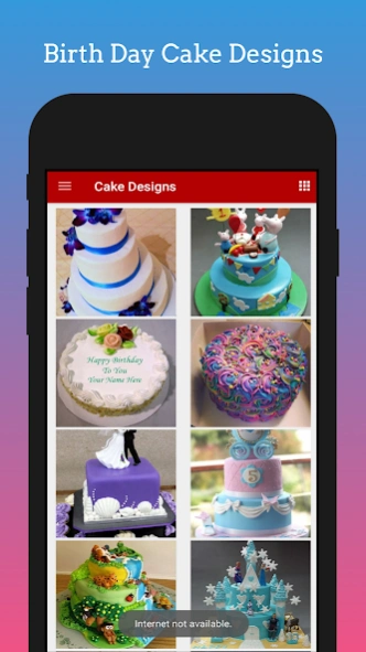 Birth Day Cake Designs, Cards  Screenshot