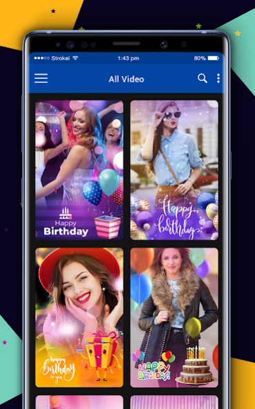 Birthday Video Maker 2025 1.18 Screenshot