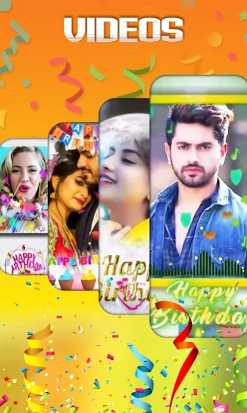 Birthday Videomaker with music  Screenshot
