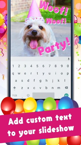 Birthday Video With Music 1.4 Screenshot
