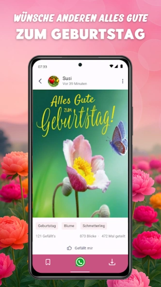Glückwünsche & Geburtstags App  Screenshot