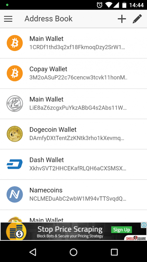 Bitcoin & Altcoins 1.0.1 Screenshot