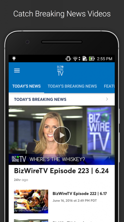 BizWireTV from Business Wire 1.2.1 Screenshot