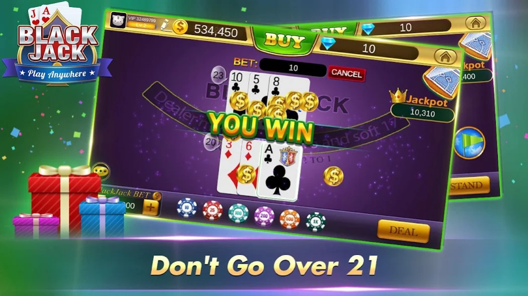 BlackJack 21 - Offline Games 1.5.9 Screenshot