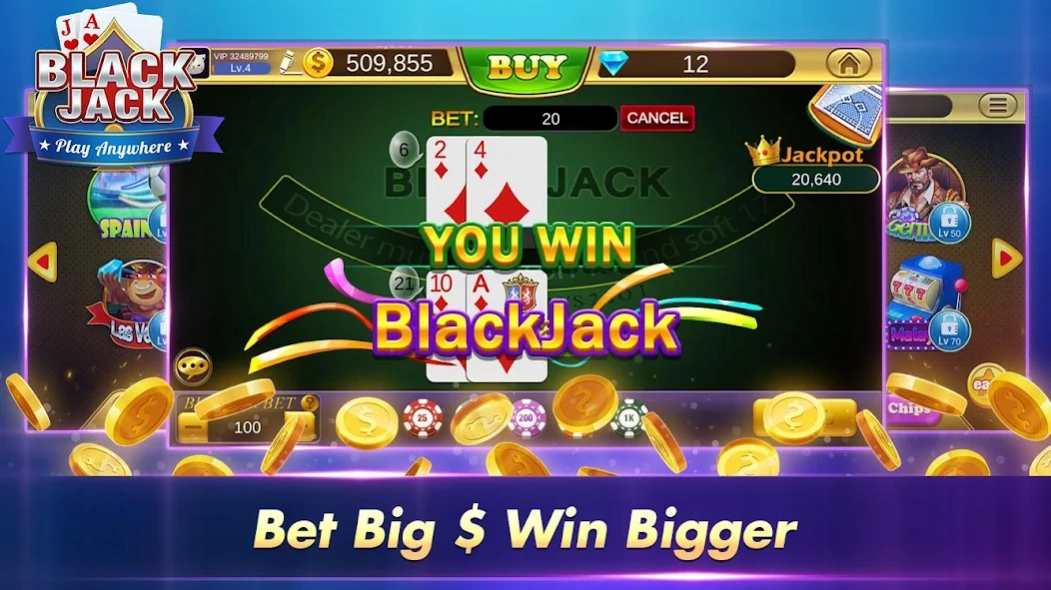 BlackJack 21 - Offline Games 1.5.9 Screenshot