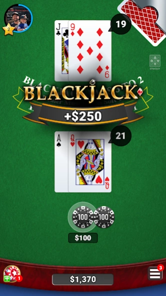 Blackjack 21 Casino Card Game 1.4.9 Screenshot