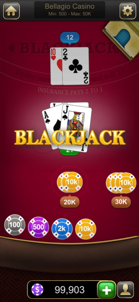 Blackjack Classic - Card Game 1.2.12 Screenshot