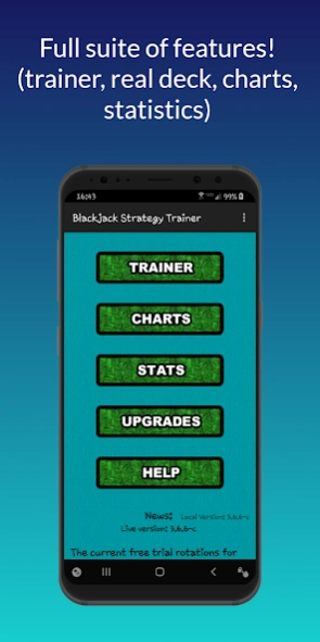 Blackjack Strategy Trainer 3.7.0 Screenshot