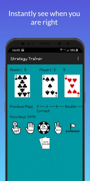 Blackjack Strategy Trainer 3.7.0 Screenshot