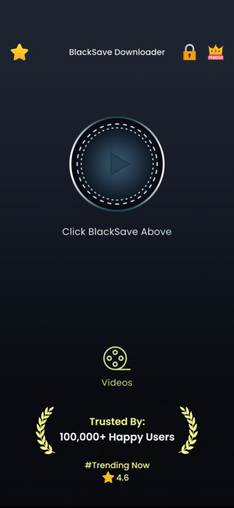 BlackSave: All Video Saver 3.0 Screenshot