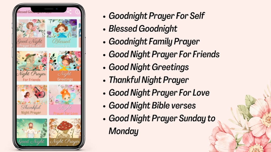 Blessings night prayer  Screenshot