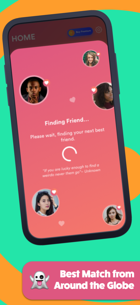 Blindmatch anonymous chat 1.8 Screenshot