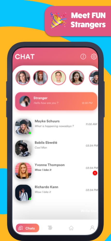 Blindmatch anonymous chat 1.8 Screenshot