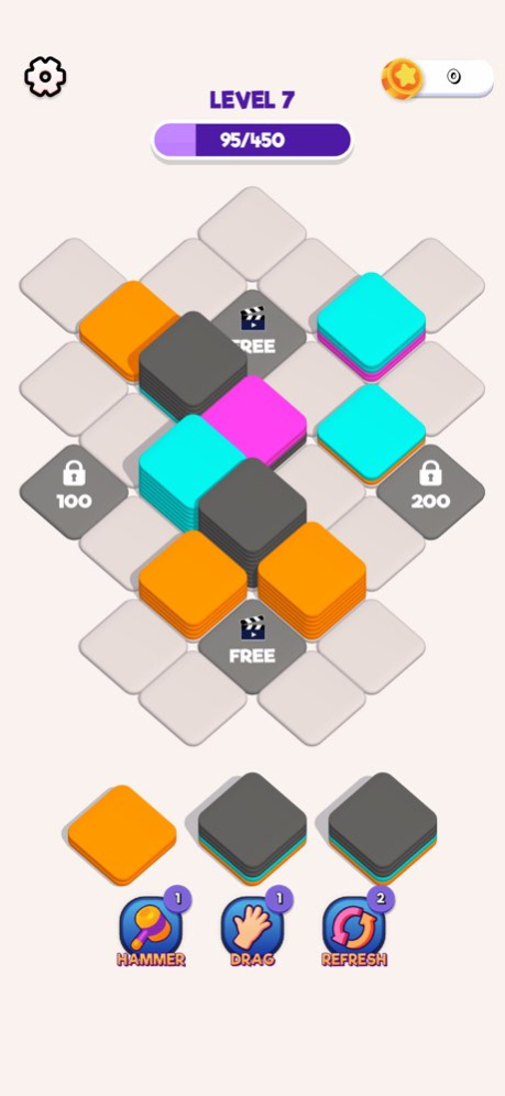 Block Sort 3D - ASMR Tile Sort 1.1.5 Screenshot
