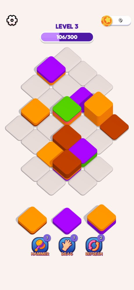 Block Sort 3D - ASMR Tile Sort 1.1.5 Screenshot