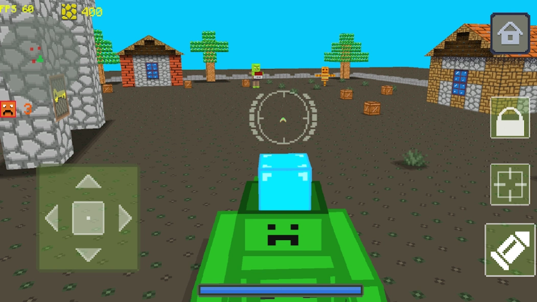 Blocky Tank 3D: noob vs zombie 1.0.1.0 Screenshot