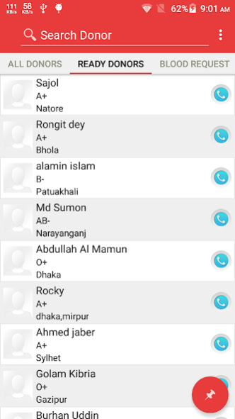 Blood Friend-Find Blood Donors 4.1.2 Screenshot