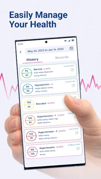 Blood Pressure Monitor & Diary 1.1.3 Screenshot